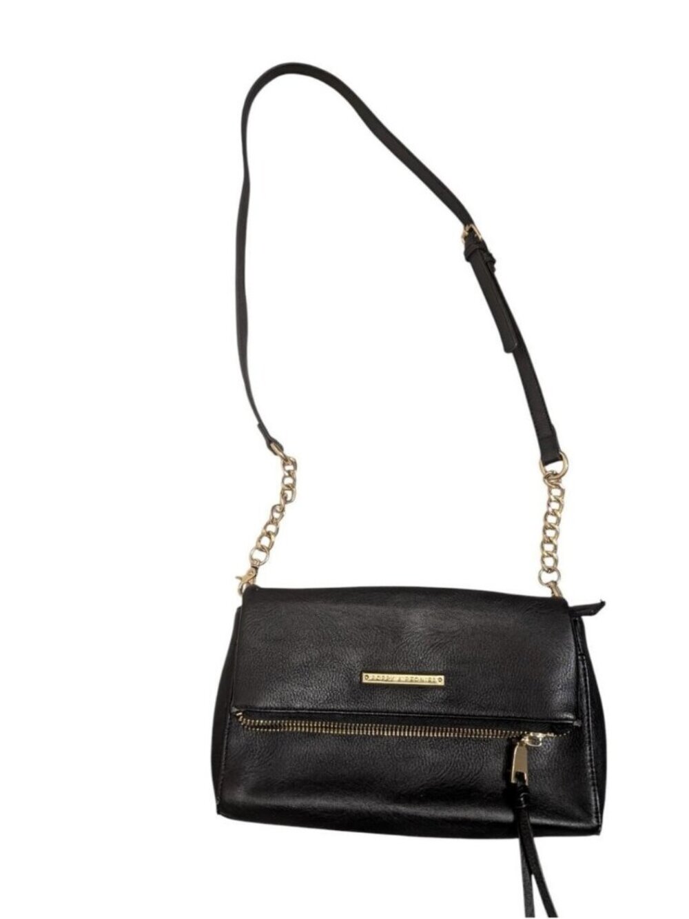 *READ DESCRIPTION* Poppy & Peonies Black Crossbody Bag PROJECT